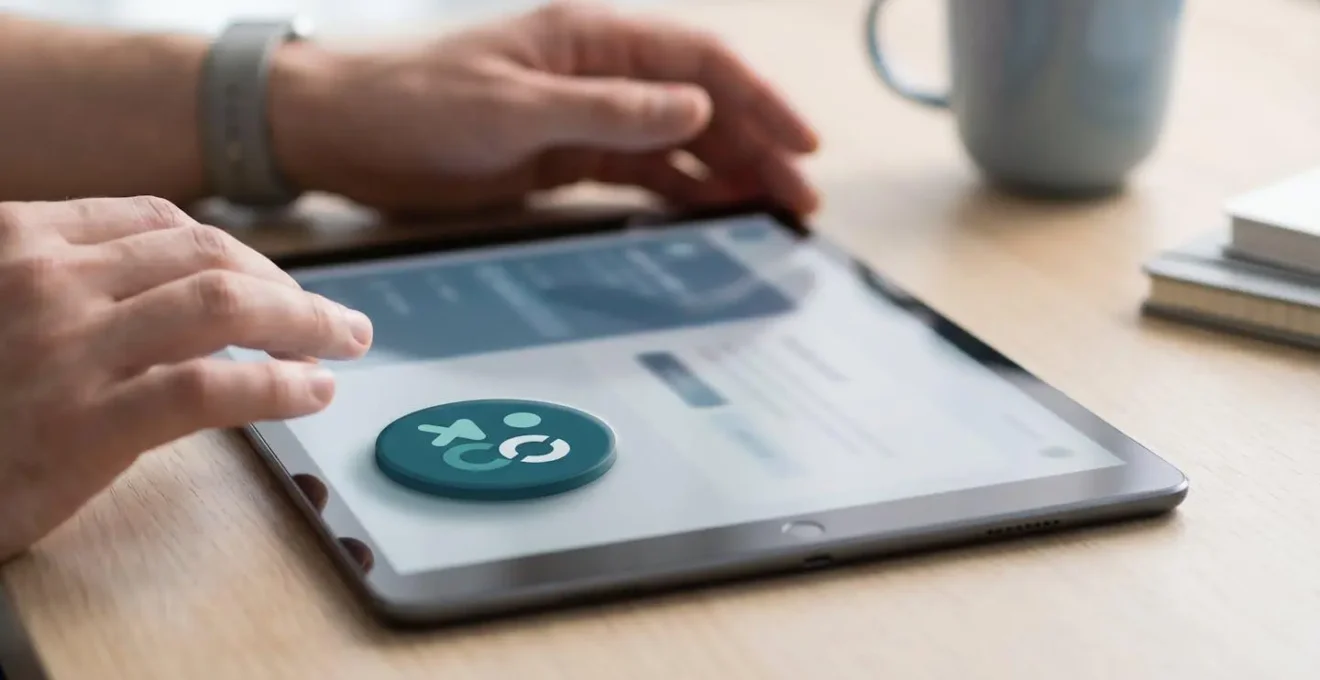Bouton d'appel à l'action moderne avec design épuré sur interface web, illustrant l'optimisation de la conversion digitale