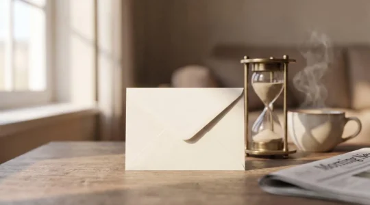 Concept visuel illustrant l'engagement et l'anticipation autour d'une newsletter attendue chaque semaine
