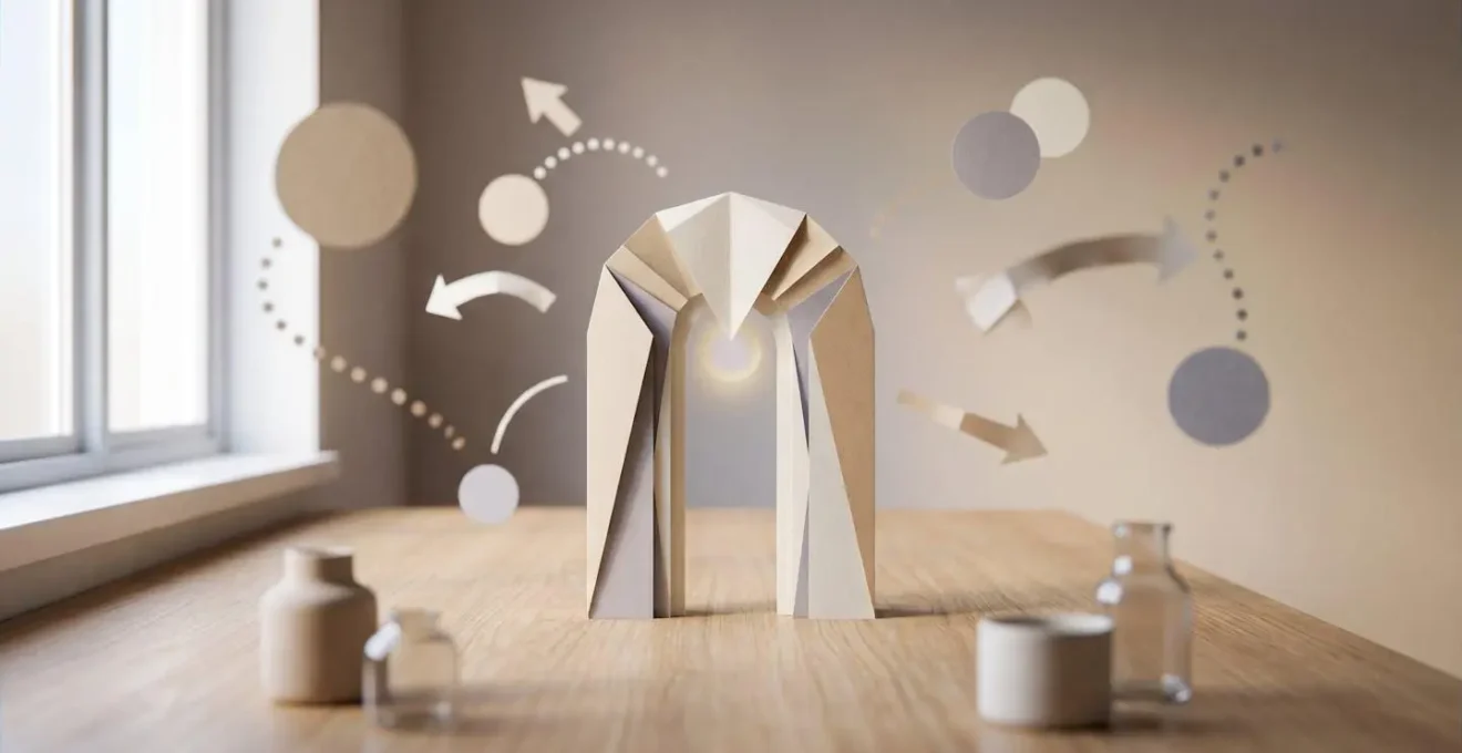 Composition symbolique d'une page de destination efficace avec focus sur l'optimisation des conversions publicitaires