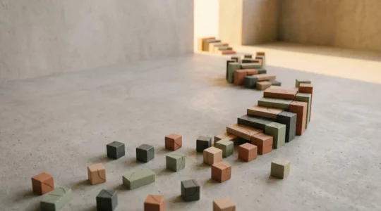 Métaphore visuelle de la conversion e-commerce montrant un parcours fluide vers l'achat